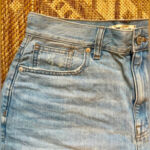 Madewell High Rise 90’s Baggy Jeans | Like New | Size 28 | Denim Shorts | Retro